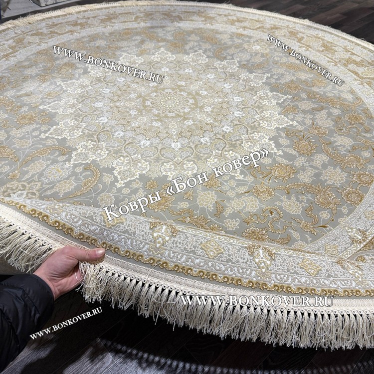 Восточный Ковер Для Гостиной Дизайн 30551 Круг