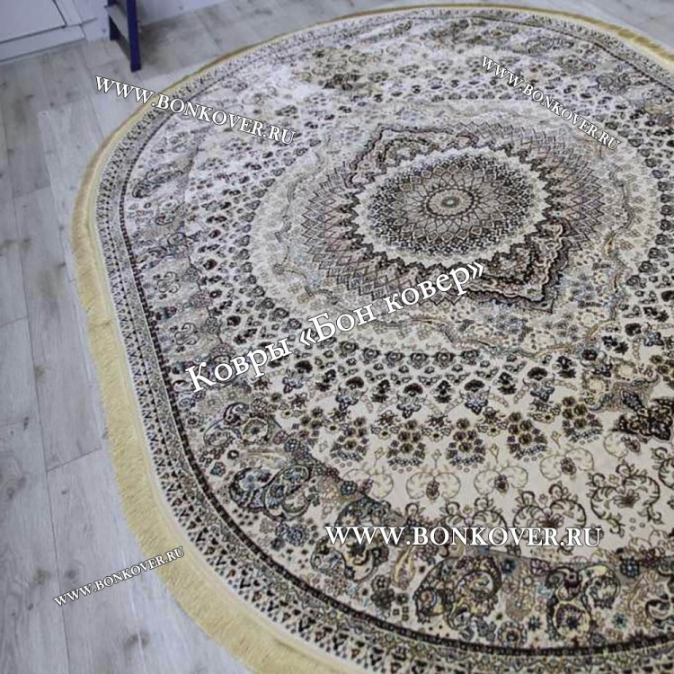 Восточный Овальный Ковер Медальон Дизайн 28759