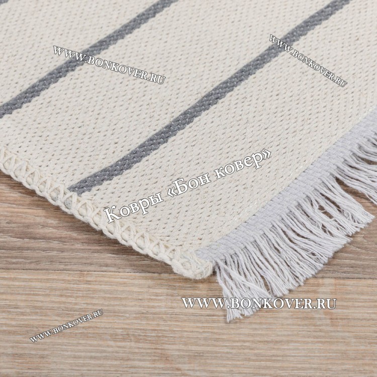 Хлопковый Безворсовый Коврик В Полоску Дизайн 29906