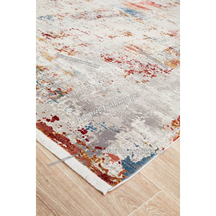 Премиальный Ковер из Артшелка Дизайн 72 разноцветный