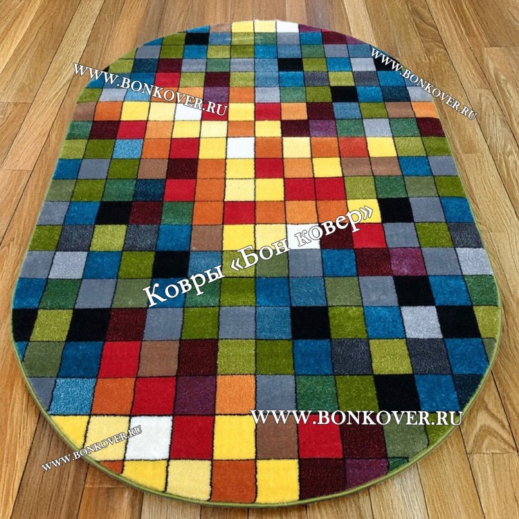 Ковер Geometry Multicolor Овальный
