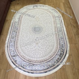 Персидский Ковер Для Гостиной Дизайн 29690 New NN Овал