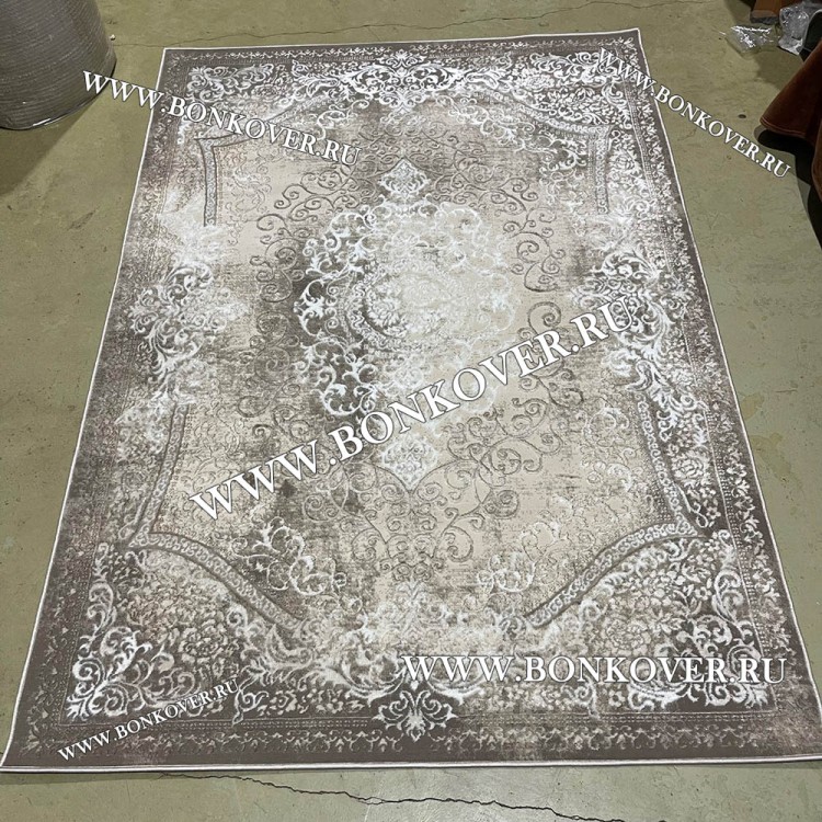 Современный Турецкий Ковер Дизайн 187 Бежево-Коричневый