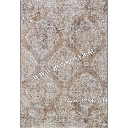 Бельгийский ковер из артшелка дизайн 95 Терракотовый