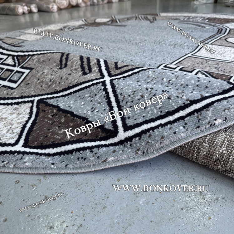 Ковер Коротковорсный Карпет Дизайн 21 Овал