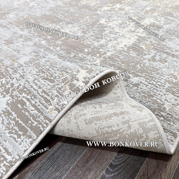 Абстрактный Ковер Для Гостиной Дизайн 147 Светло-Серый