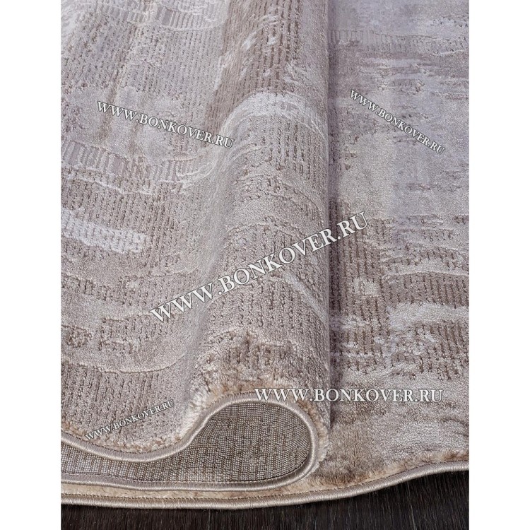 Турецкий Ковер Для Гостиной Дизайн 06 Бежево-Коричневый Овальный